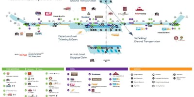 지도 디트로이트 공항