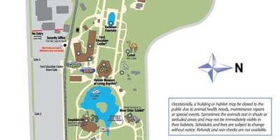 지도 디트로이트 동물원
